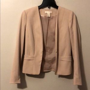 H&M six 6 light pink Blazer
